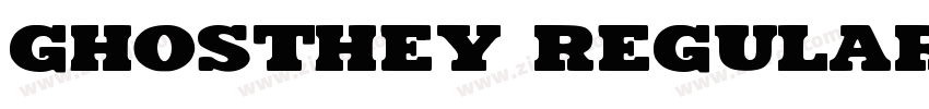 ghosthey Regular字体转换